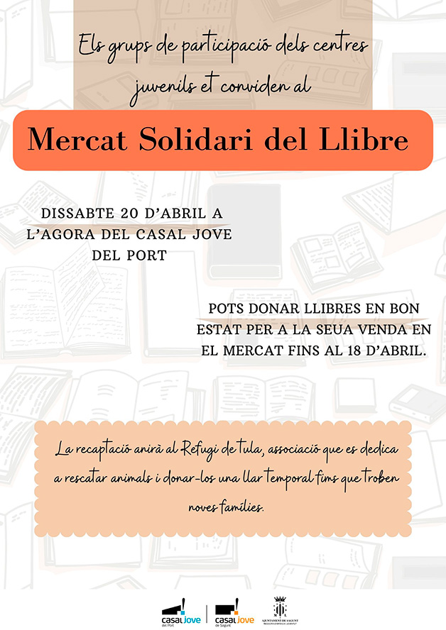 El área de Juventud e Infancia fomenta la lectura a través de un mercado solidario de libros