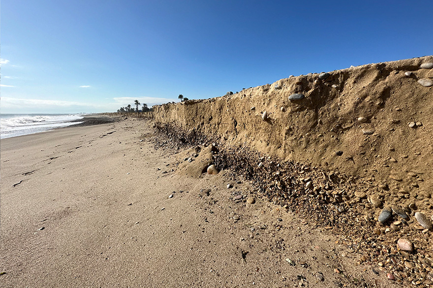 El departamento de Playas trasladará a la Comisión Especial de Playas la situación de las playas del norte tras el temporal