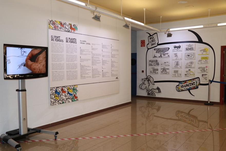 La exposición ‘El Puerto de Forges’ se ha abierto al público en la Casa de Cultura 
