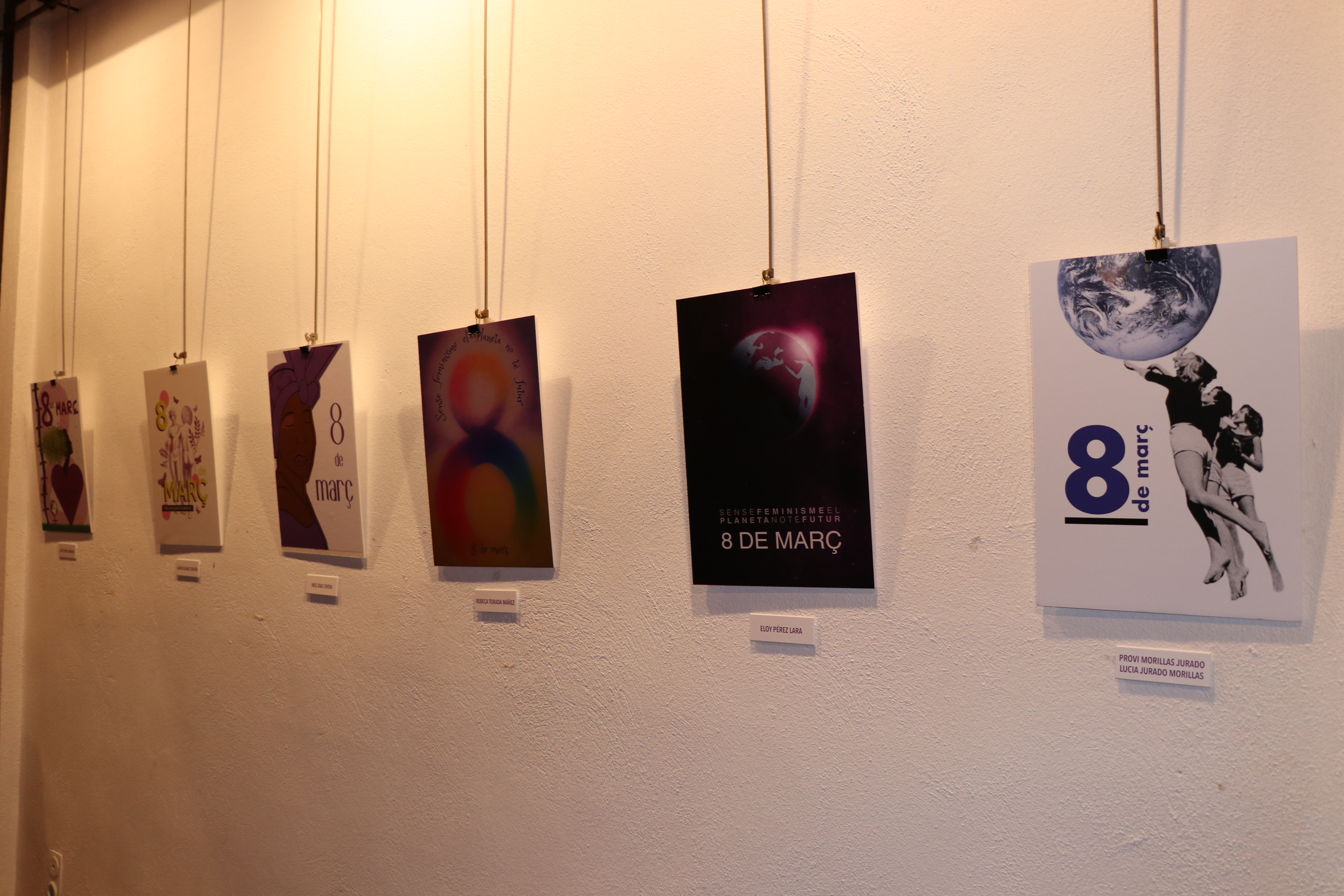 El Área de Igualdad colabora en el concurso de carteles organizado por el Col·lectiu Dones de Sagunt 8 de Març