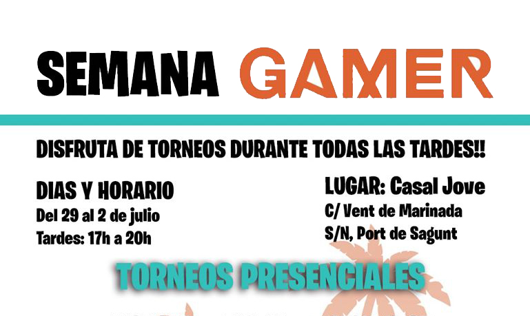 Los amantes de los videojuegos tienen una cita en Sagunto en la Semana Gamer del 29 de junio al 2 de julio