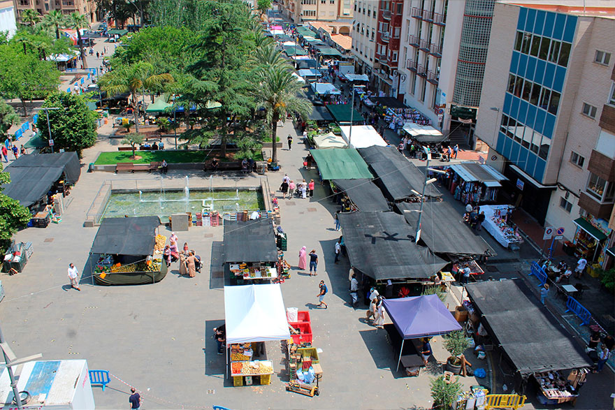 El mercado de los miércoles de Sagunto abrirá de manera extraordinaria el día de la Inmaculada