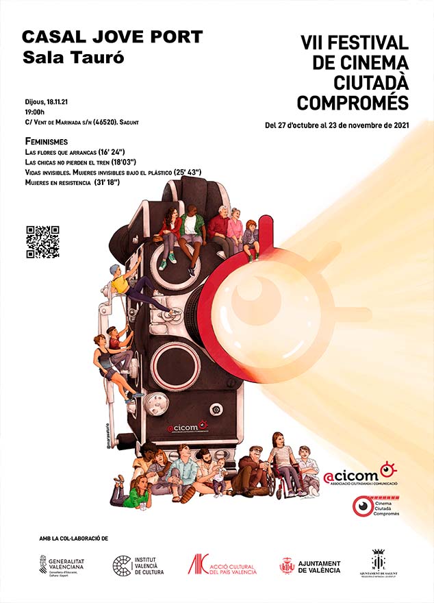 El Casal Jove proyecta cortos feministas dentro del VII Festival de Cinema Ciutadà Compromés