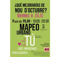 El divendres 8 de juliol hi haurà un nou mapatge en la plaça de “La Palmereta”