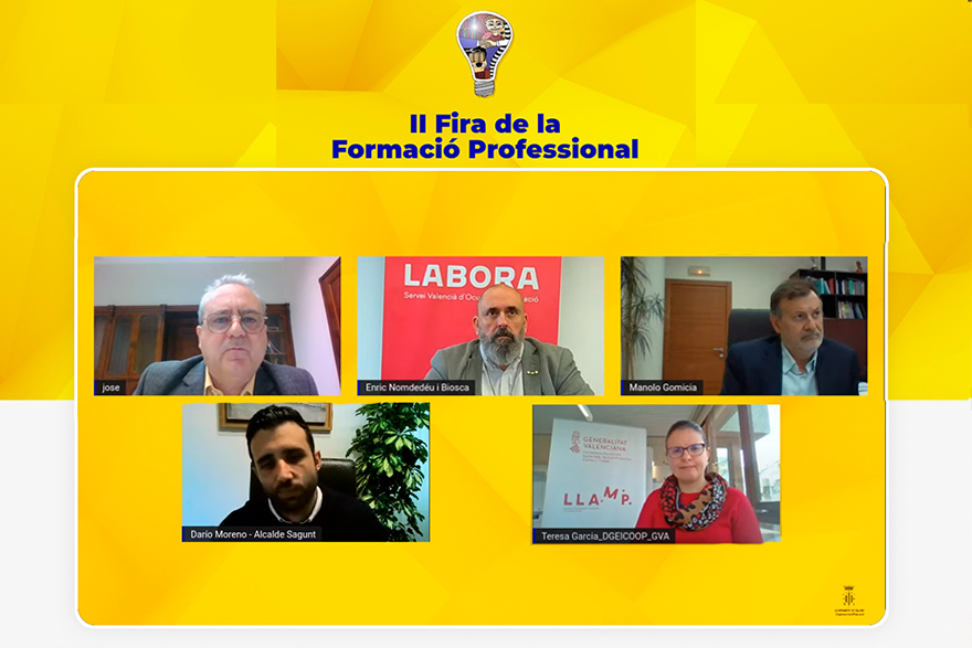 Comienza de manera online la segunda edición de la Feria de Formación Profesional