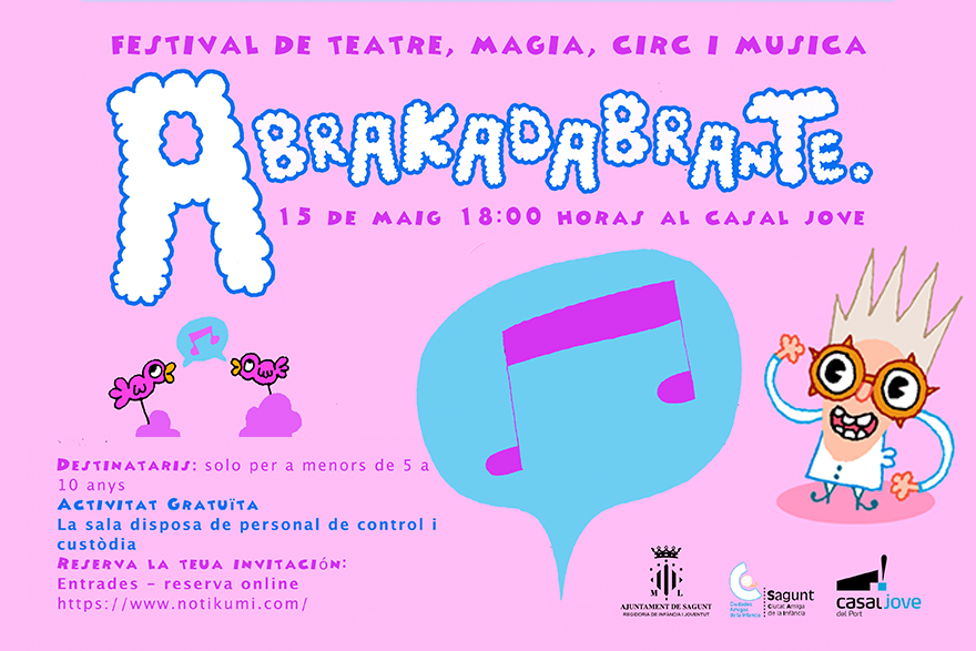 Vuelve el festival multidisciplinar Abrakadabrante, con actividades diferentes para el público infantil