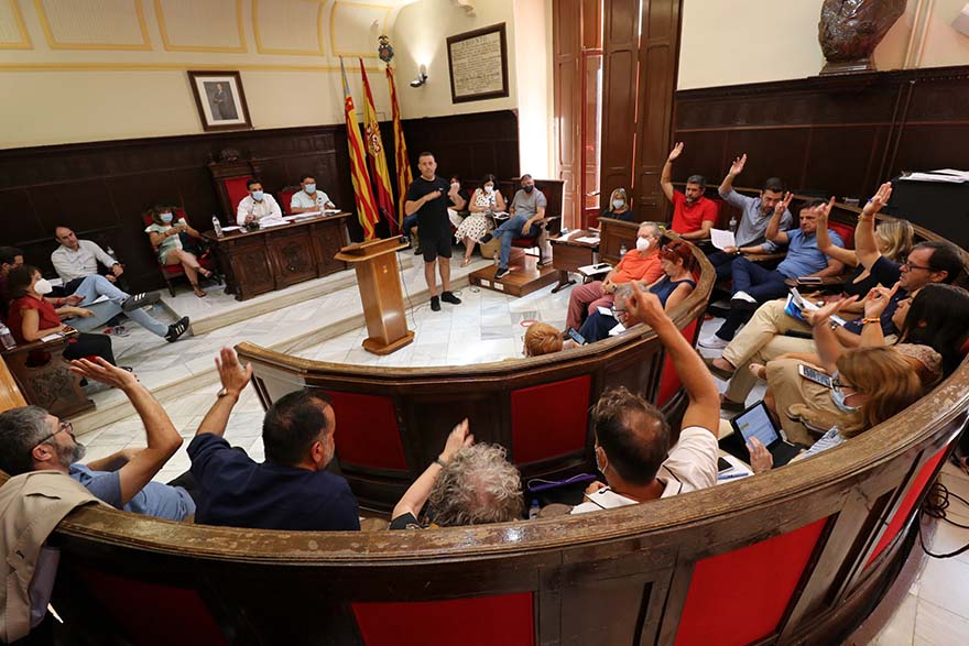 La Corporación Municipal de Sagunto se reunirá este jueves en el Pleno Ordinario de noviembre