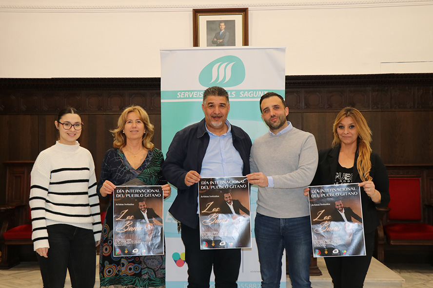 Sagunto celebra el Día Internacional del Pueblo Gitano con música y el reconocimiento a personalidades de la comunidad romaní