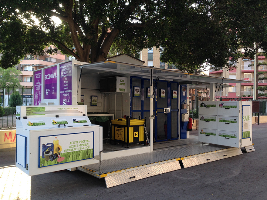 El servicio de ecoparque móvil se ubicará cada día en diferentes puntos del municipio