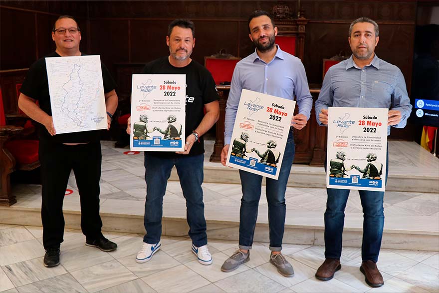 Sagunto acoge el 28 de mayo la ruta Levante Rider, una prueba no competitiva de moto turismo que recorre la Comunitat cada año