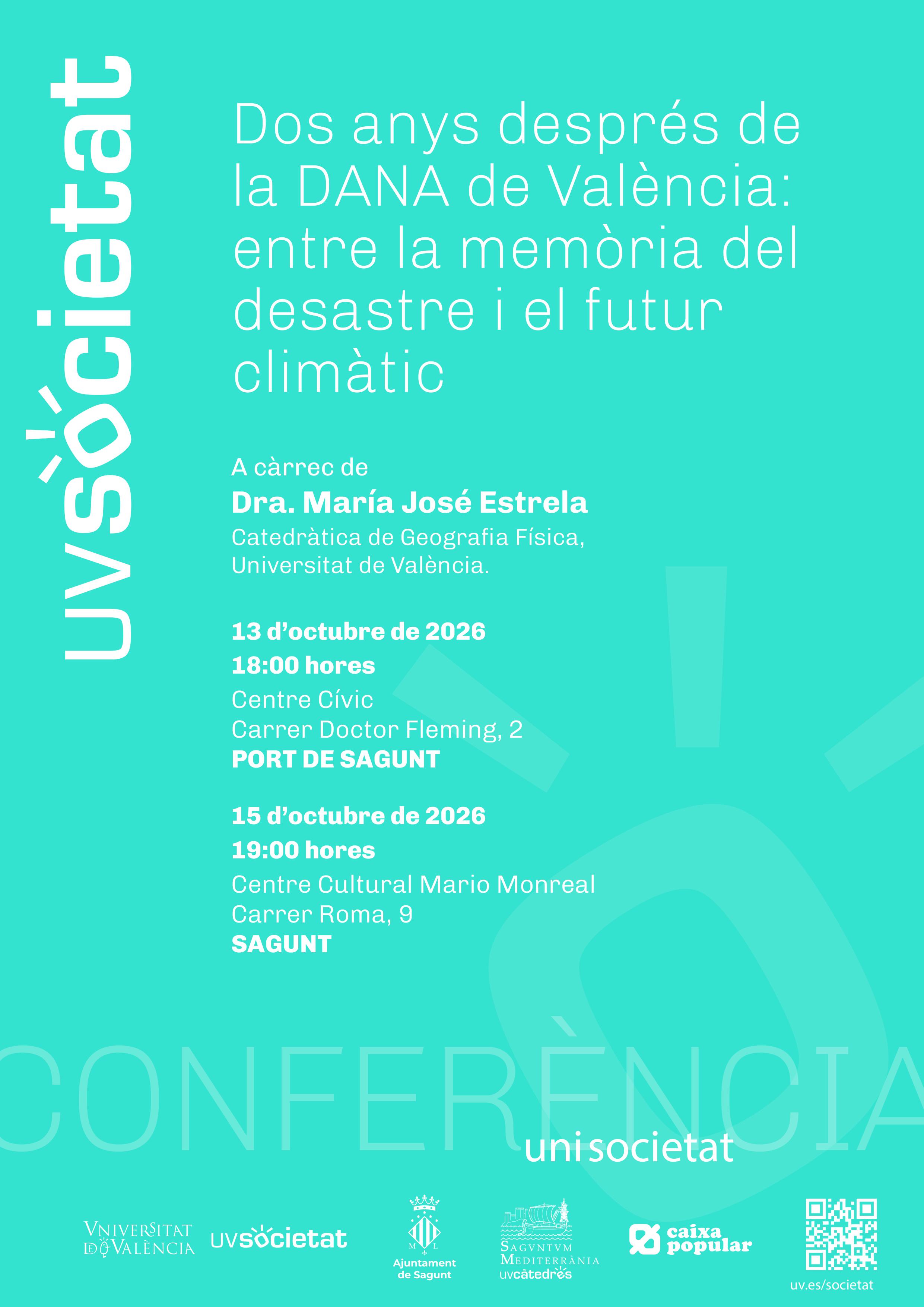 Sagunt acull una conferència sobre la DANA de 2024 i el canvi climàtic