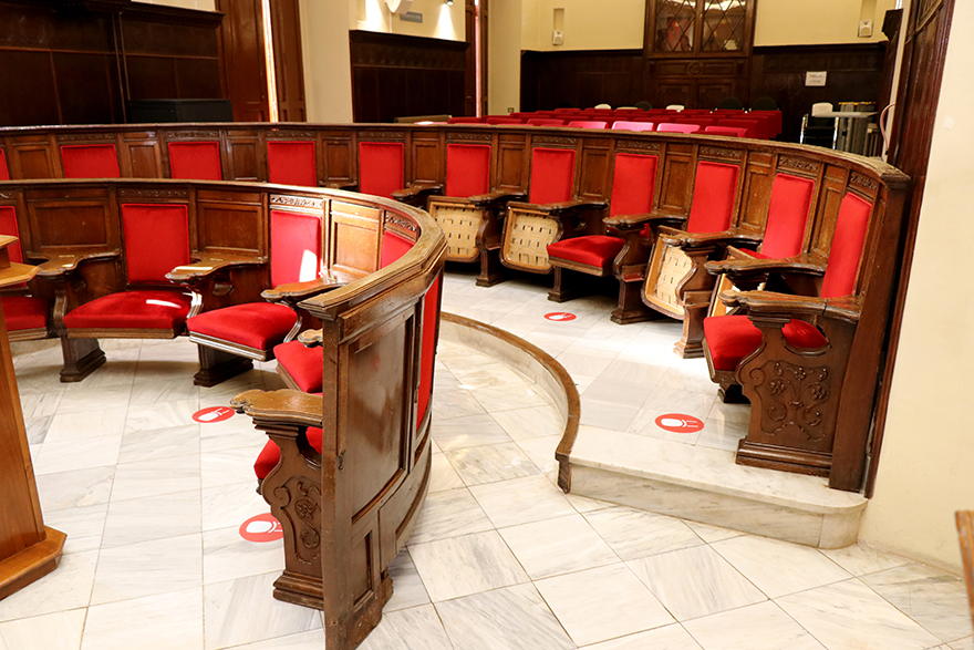 El Pleno Ordinario de julio se celebrará en el Salón de Plenos solo con la presencia de los concejales 