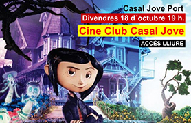 El Casal Jove de Puerto de Sagunto proyecta ‘Los mundos de Coraline’ dentro del ciclo Cine Club