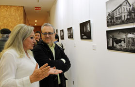 La exposición ‘Ojos Negros-Sagunto Cien Años de Hierro’ representa el hilo conductor entre las dos ciudades