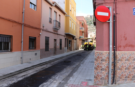Las obras en la calle Campoamor finalizarán este miércoles 