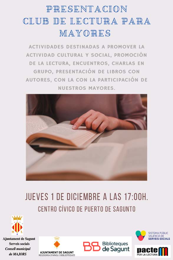 El Ayuntamiento crea el Club de Lectura para Mayores 