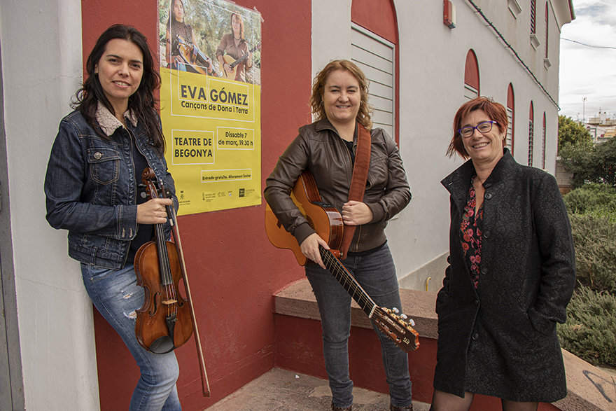 La cantautora Eva Gómez vuelve a Sagunto para interpretar sus ‘Cançons de dona i terra’