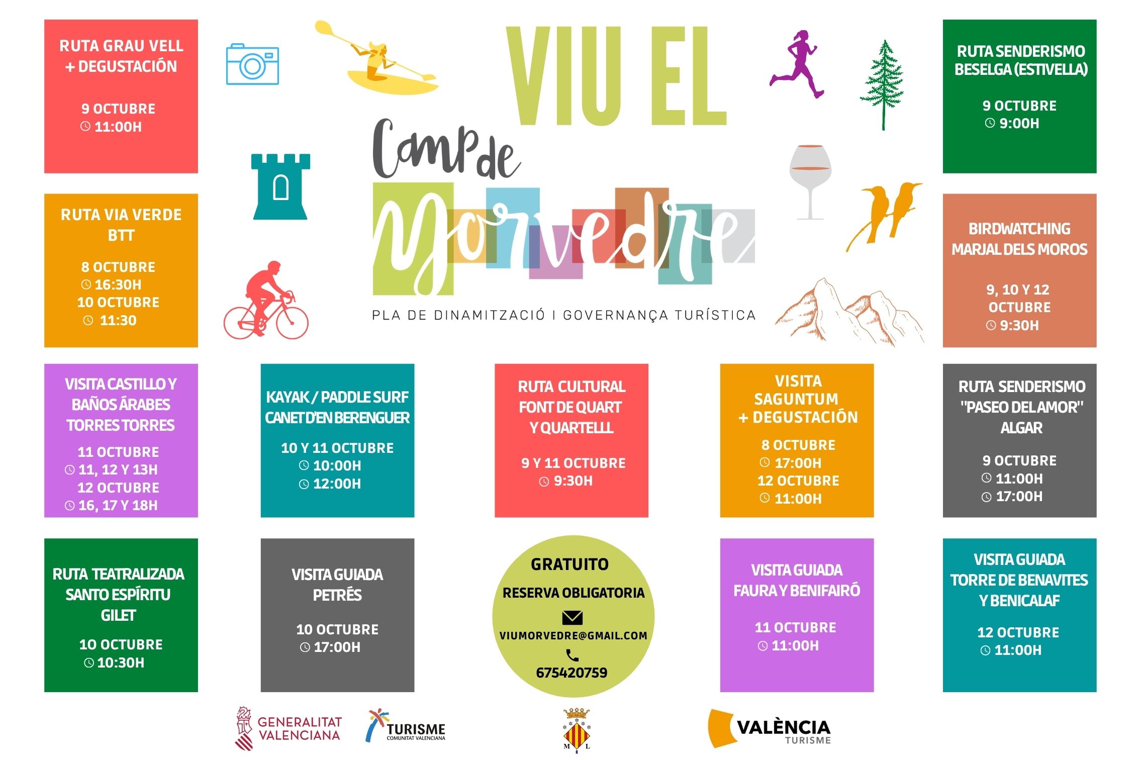 Vive el Camp de Morvedre en el Puente de Octubre: el espectáculo en primera fila