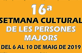 Cine, deporte, excursiones culturales o talleres en la 16ª Semana Cultural de las Personas Mayores 
