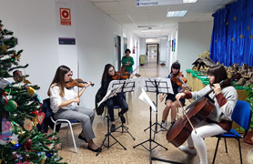 El Conservatorio lleva su música al hospital