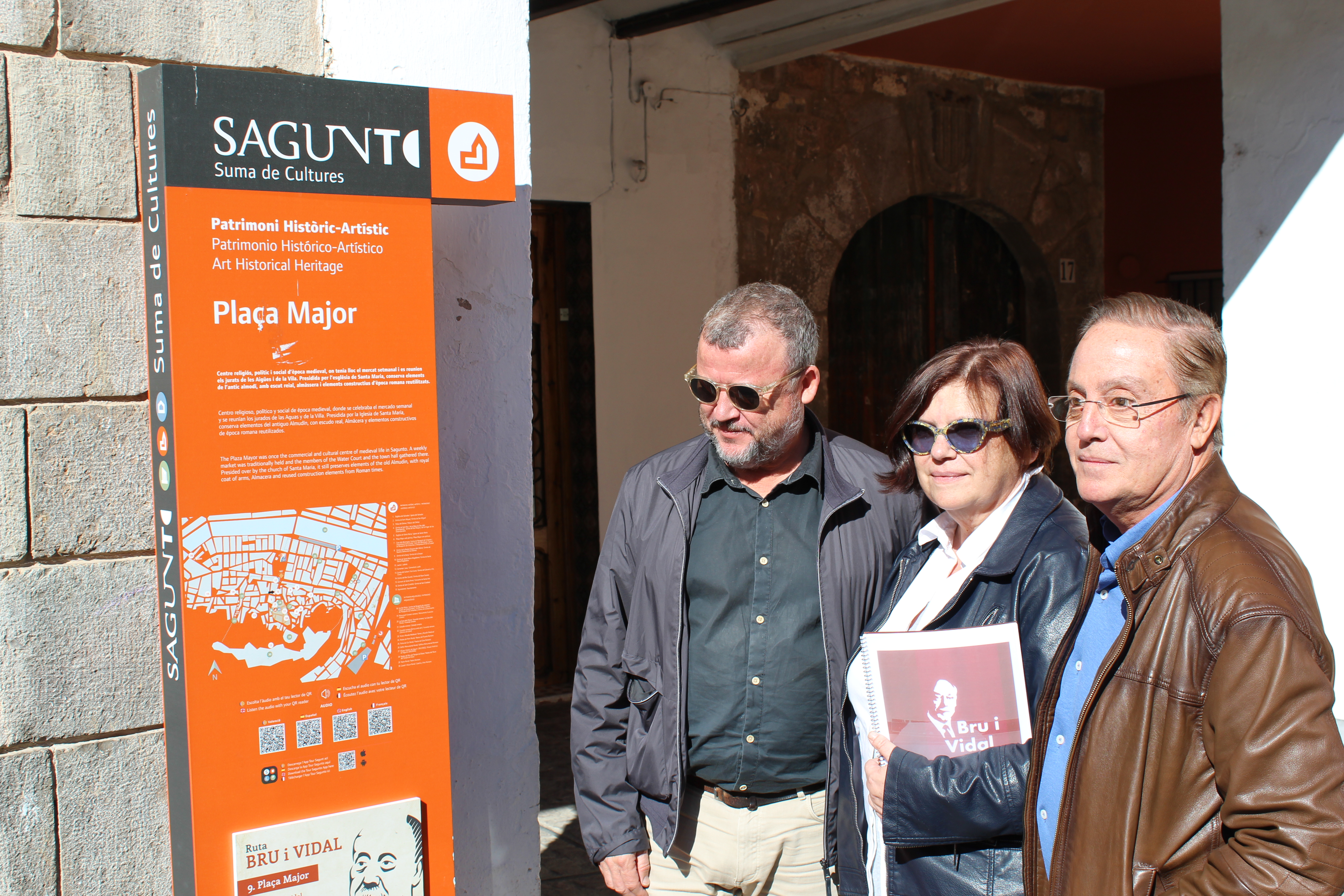 El ayuntamiento de Sagunto presenta la ruta literaria del historiador y poeta local Bru i Vidal