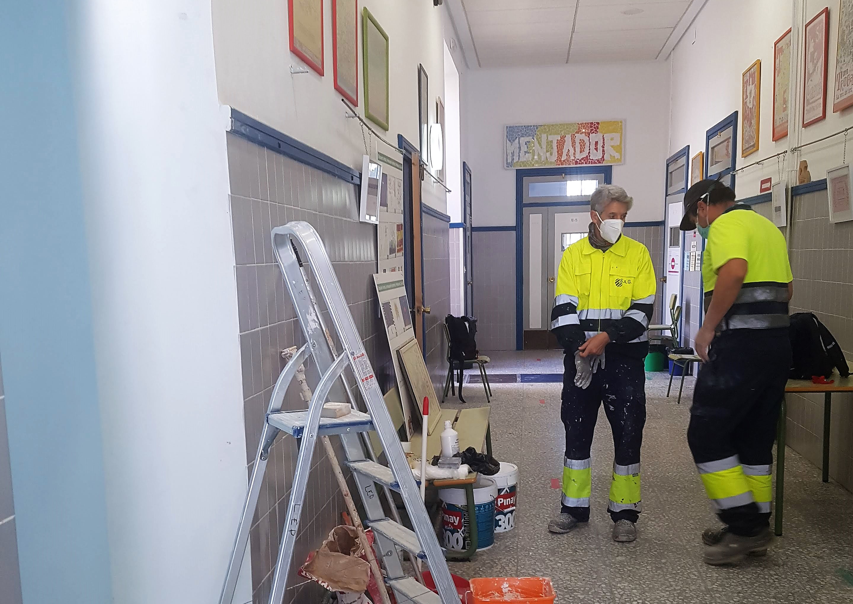 Continúan las inversiones en los centros educativos para adaptarlos a los planes de contingencia establecidos