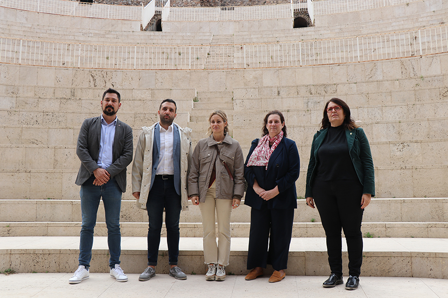 El Ayuntamiento de Sagunto solicita a la Generalitat la rehabilitación de la Nave de Talleres y la finalización de las obras en el Teatro Romano