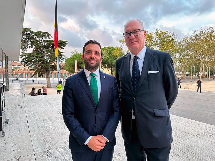 El alcalde de Sagunto se reúne con el cónsul general de Alemania en Barcelona