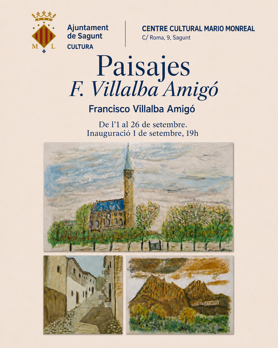Exposición 'Paisajes', de Francisco Villalba