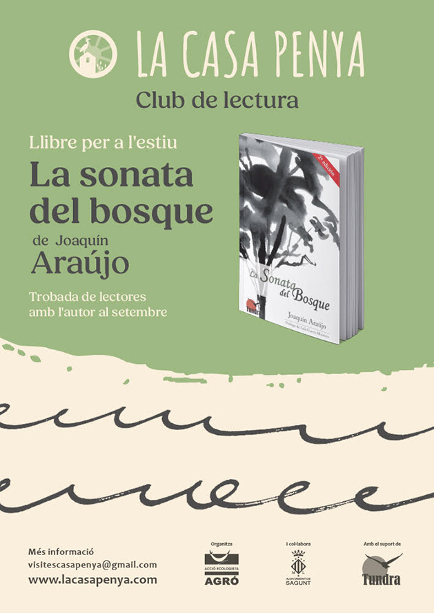 La Comisión de Educación Ambiental de AE-Agró pone en marcha un nuevo club de lectura naturalista en Sagunto