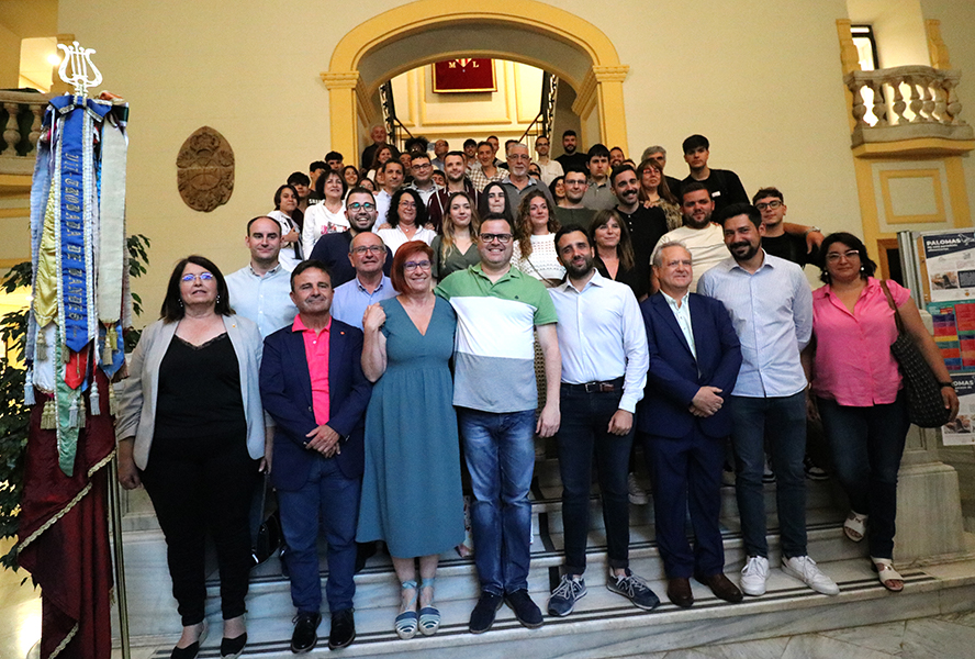 El Ayuntamiento recibe a la Lira Saguntina por ganar el 46 Certamen de Bandas de la Diputación de Valencia