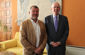 El alcalde se reúne con el vicepresidente de la Cámara de Comercio e Industria España-Israel