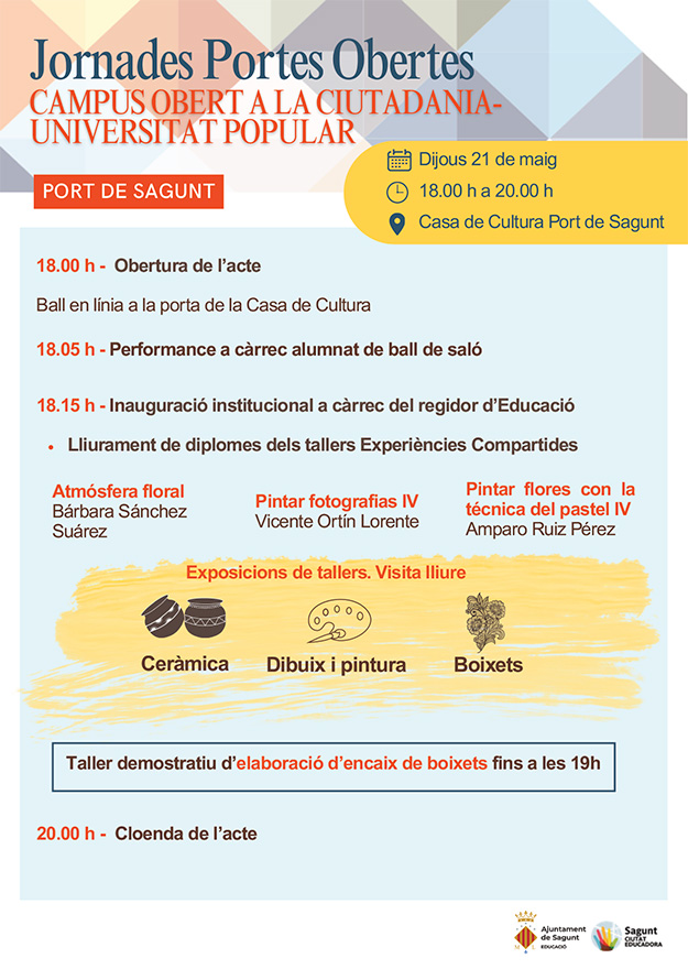 Jornada de puertas abiertas: Campus Obert a la Ciutadania, Casa Municipal de Cultura