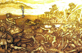 La muestra de pirograbados ‘Antigüedades y Metáforas’ se expone en la Casa Municipal de Cultura hasta el 22 de septiembre