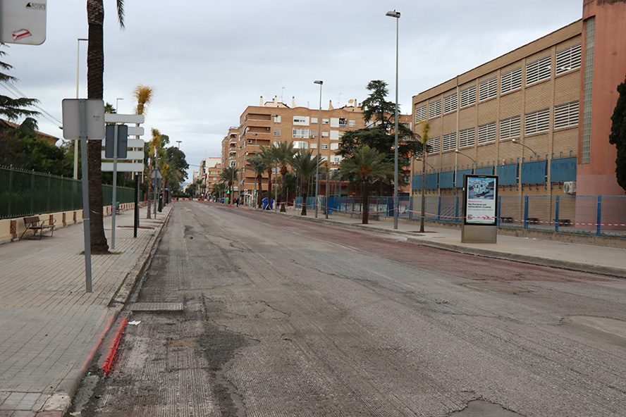 El Ayuntamiento de Sagunto mejora las condiciones de tres vías públicas de Puerto de Sagunto