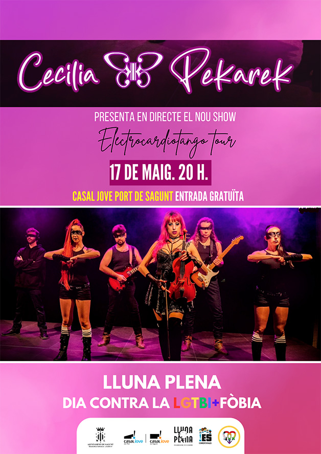 Cecilia Pekarek presenta hoy en el Casal Jove de Puerto de Sagunto su nuevo espectáculo y disco