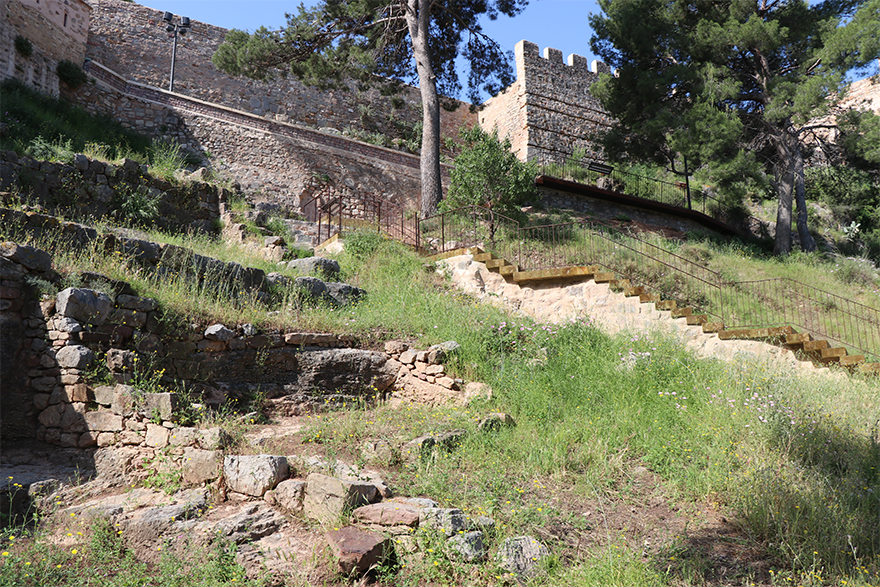 Finaliza la adecuación de la zona entre el Teatro Romano y el Castillo de Sagunto