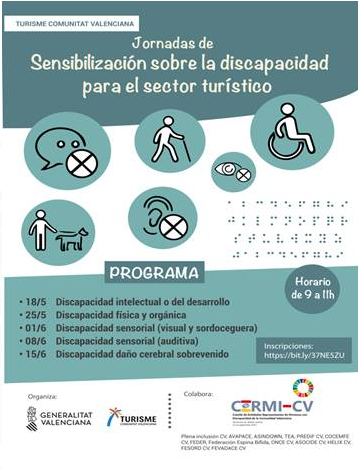 El ciclo de jornadas de Capacitación y Sensibilización en Discapacidad para el Sector Turístico cuenta con una acogida favorable