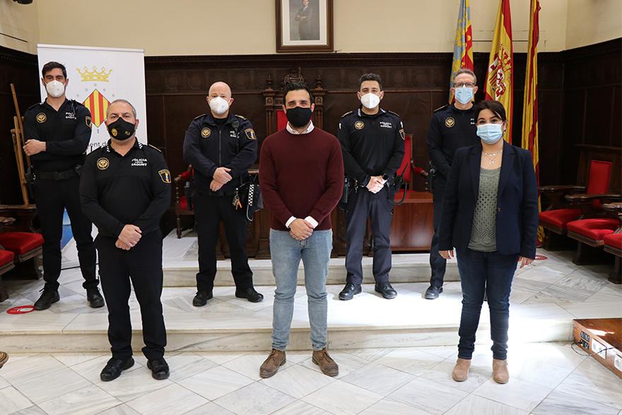 El Ayuntamiento de Sagunto presenta el programa Agente Tutor de la Policía Local
