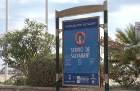 Las playas de Puerto de Sagunto, Almardà y Corinto logran, un año más, el distintivo internacional Bandera Azul