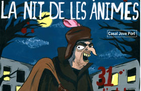 Juventud ultima los preparativos para la fiesta de Halloween ‘La nit de les ànimes’