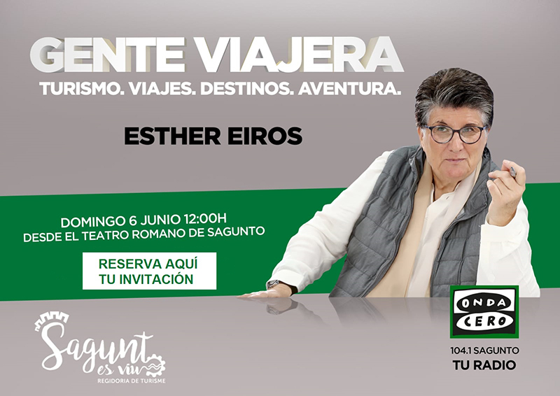 El Teatro Romano de Sagunto será protagonista de la emisión de este domingo del programa 'Gente Viajera' de Onda Cero