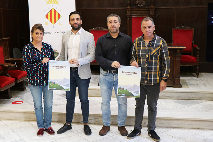 El Ayuntamiento de Sagunto presenta el programa de Alternatura a la Escuela del curso 2022 2023