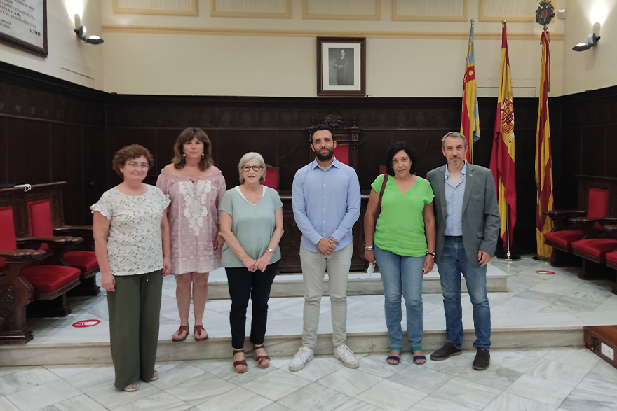 El Ayuntamiento de Sagunto se reúne con una representación del campus de Burjassot-Paterna de la Universitat de València