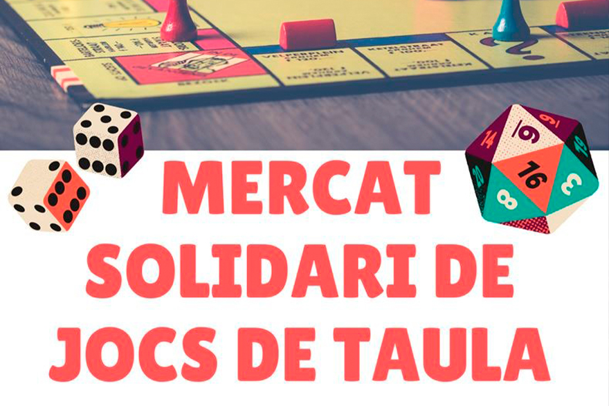 El Casal Jove acoge un mercado solidario de juegos de mesa para recaudar fondos para la Asociación de Enfermedades Minoritarias 