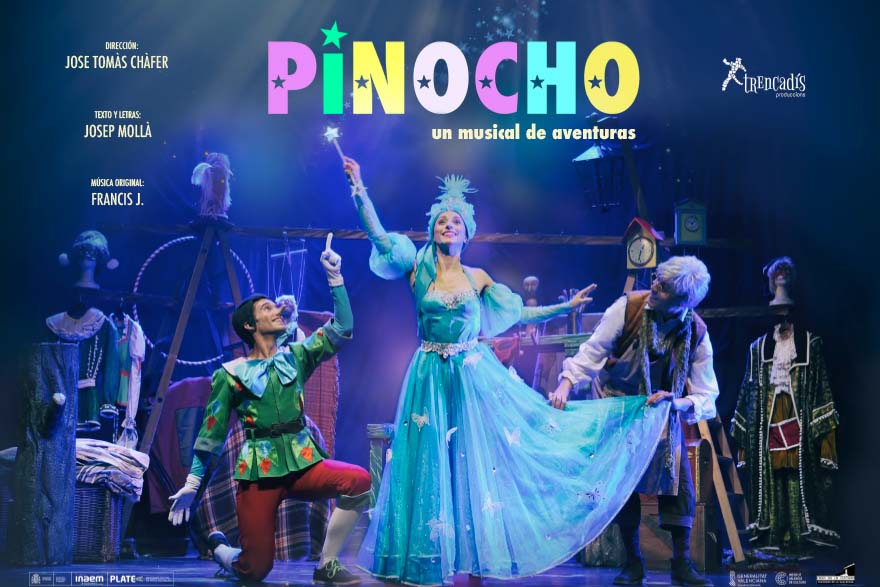 El musical ‘Pinotxo Un musical d’aventures’ llega al municipio el próximo miércoles 29 de diciembre