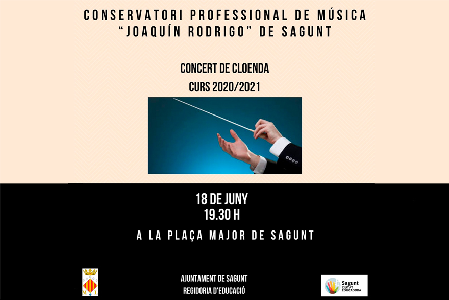 El Conservatorio de Música realiza su concierto de clausura de curso con la Orquesta, la Big Band y la Banda