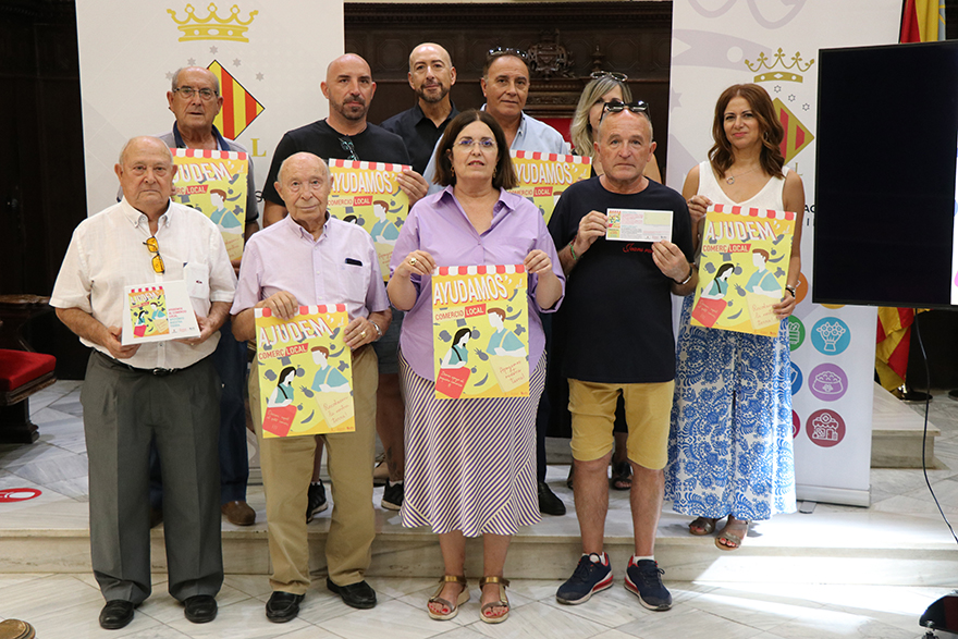 El Ayuntamiento de Sagunto presenta la nueva campaña de fomento del comercio local 'Ajudem al comerç local!'