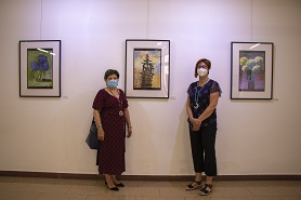 Ana María Blasco expone sus pinturas en la Casa Municipal de Cultura