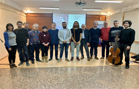 El Conservatorio de Sagunto acogió ayer una clase magistral y un concierto de la Academia de MusAS 